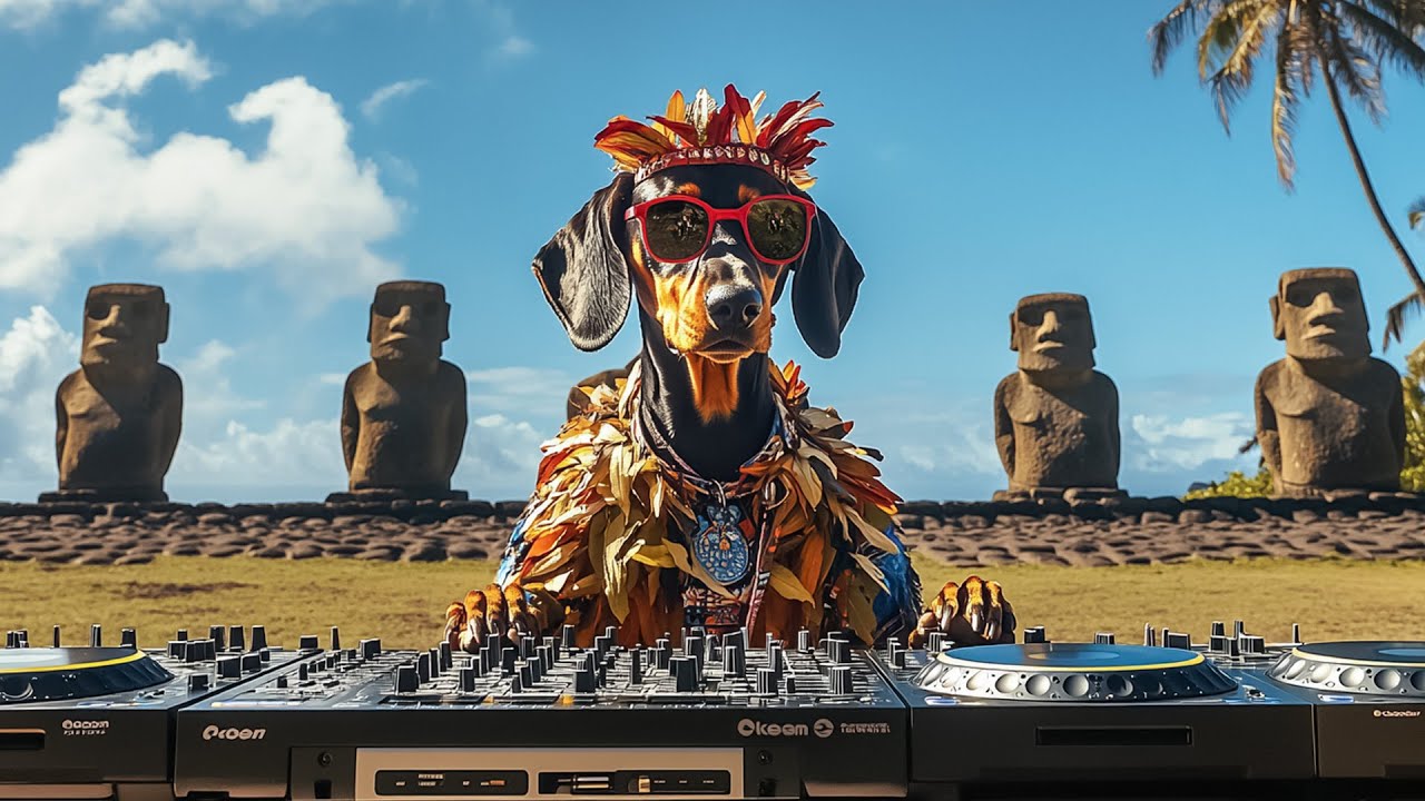 Jax the DJ 🌴 Tribal House Chillout Mix | MOAI STATUES, EASTER ISLAND JOURNEY