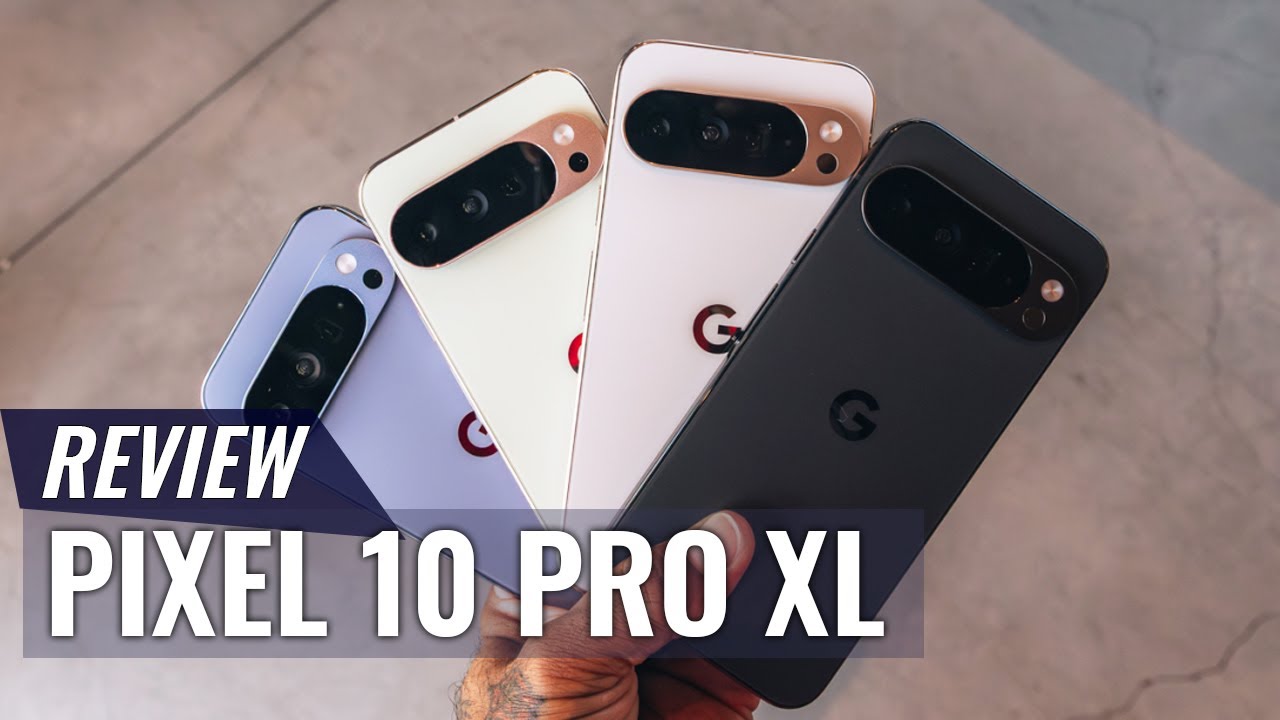 Foto close-up layar Google Pixel 10 Pro XL saat menampilkan konten cerah (Source: Review Arena)