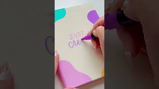 journal art 🫶 collab video I did for @michaels 🥹💛 #lettersbyshells #asmrart #shorts