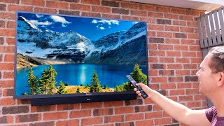 Insane Outdoor TV Setup!  Sylvox 55'  Pool Pro Review