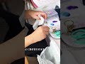 【uvレジン】レジンで海塗りです/シェル型のキーホルダー作り。#shorts #レジン作り方 #体験レッスン #海塗り #レジンアクセサリー #レッスン風景