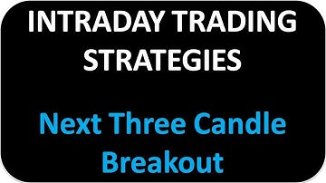 Intraday Next Three Candle Breakout | By Abhijit Zingade