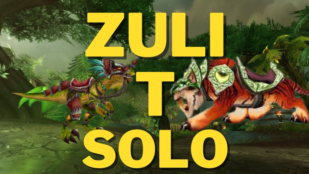 WOTLK Zul'Gurub SOLO Farm - SWIFT ZULIAN TIGER & SWIFT RAZZASHIT RAPTOR