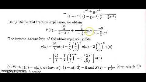 LTI system analysis using Z transform 2