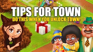 5 fast steps when you unlock town in Hay Day