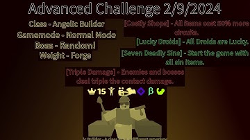 Advanced Challenge 2/9/2024 - Randomly Generated Droids
