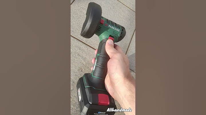 Finally - Parkside 20V Mini Angle Grinder - PWSAM 20-Li A1