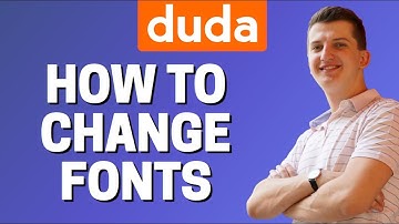 How To Change Fonts In Duda Site Editor