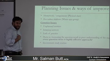 CAF-8-Sir Salman butt-Lecture-Orientation