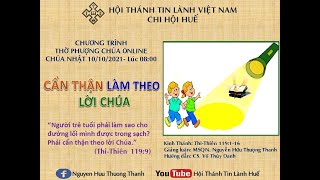 HTTL HUẾ - Chương Trình Thờ Phượng Chúa - 10/10/2021