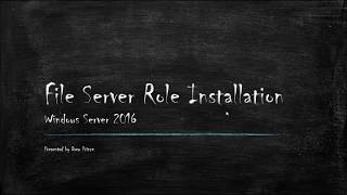 Lab 07 - File Server Role and Best Practice