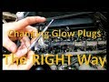E320 CDI | How to Replace Glow Plugs Without Breaking them!