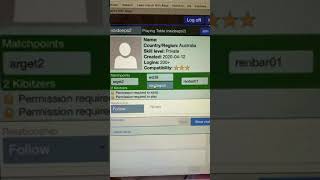 BBO: How to kibitz (watch) a game on Bridge Base Online screenshot 4