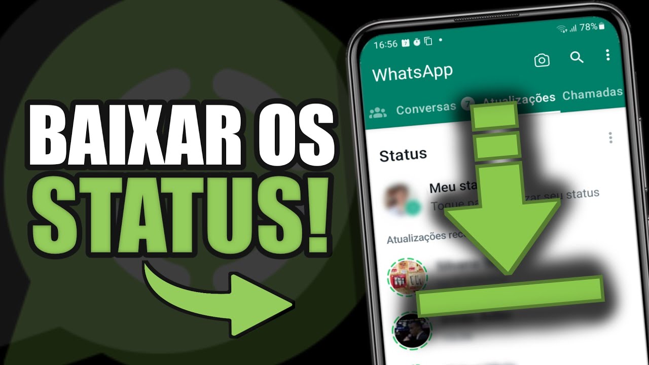 Como BAIXAR OS STATUS do WhatsApp – sem aplicativo - YouTube