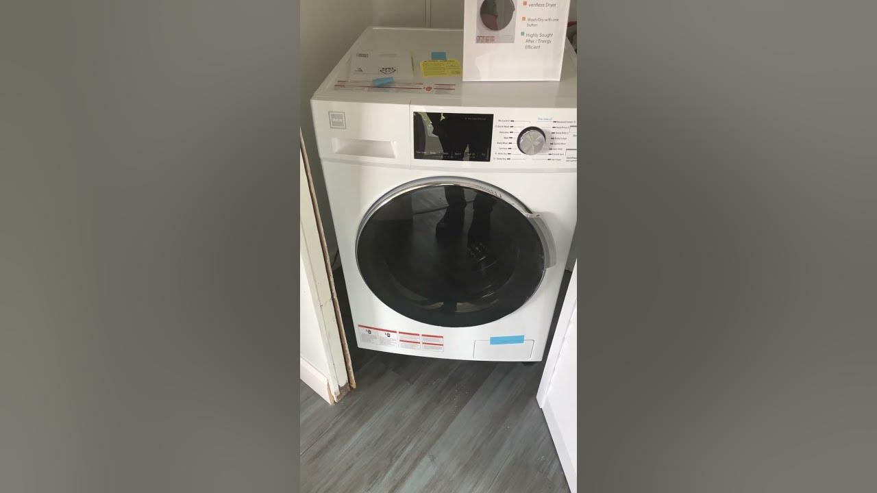 ALL IN ONE VENTLESS WASHER AND DRYER RCA MODEL YouTube