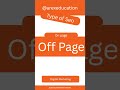 TYPE OF SEO | 3 TYPE OF SEO | ? #seo #mistake