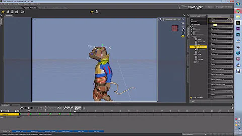 Daz3D Tutorial - Walk Right Stupid. (Basic Animation)