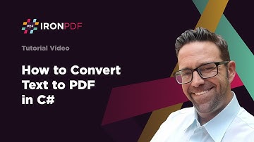 How to Convert Text to PDF in C#