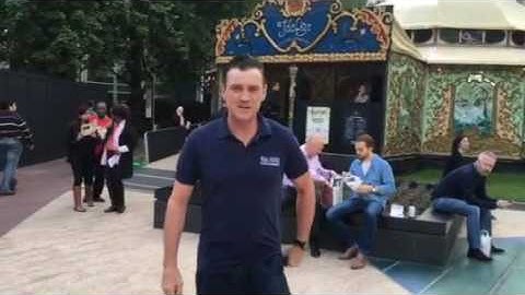 Bobby Guynan 22 push up challenge Canary Wharf. Raising awareness for war veterans with PTSD Day21
