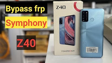 Symphony Z40 Frp Bypass || Reset Google Account Lock | Android 10 Q | Symphony Z40 Frp Unlock | 2023