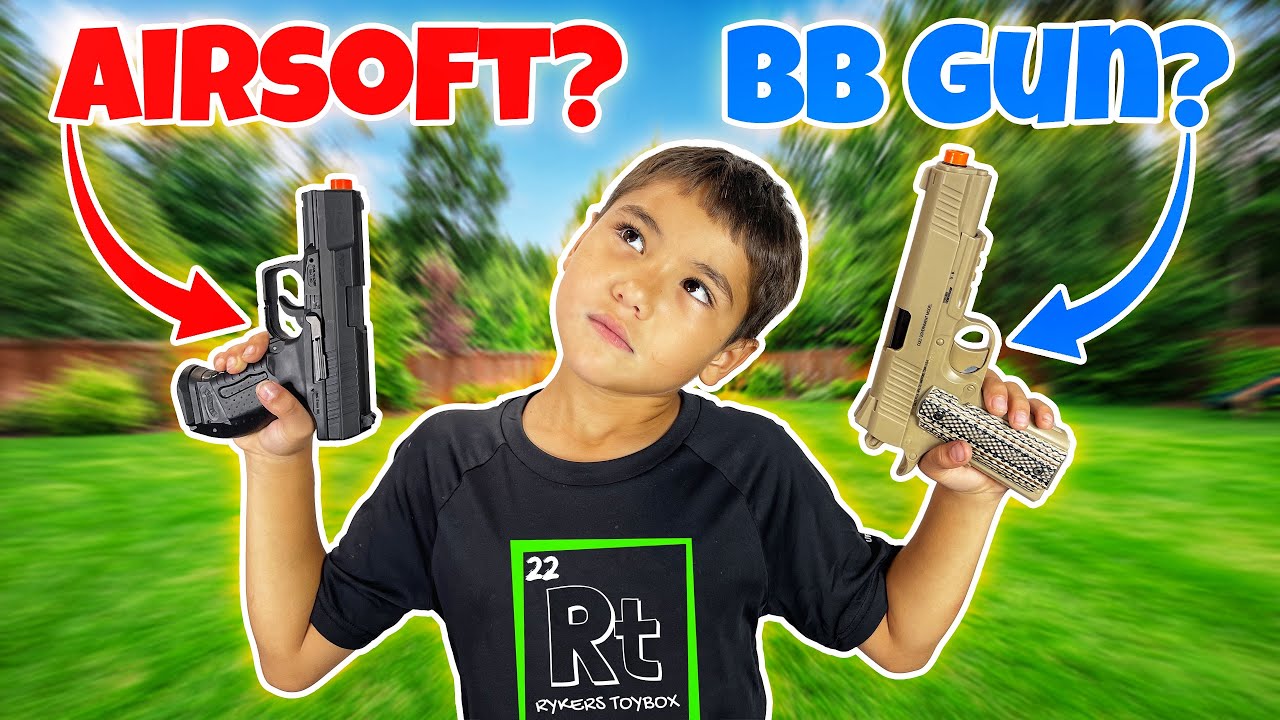 Airsoft Vs. BB Gun Which Is More Powerful? YouTube