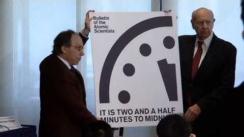 Doomsday Clock moves 30 SECONDS closer to midnight!