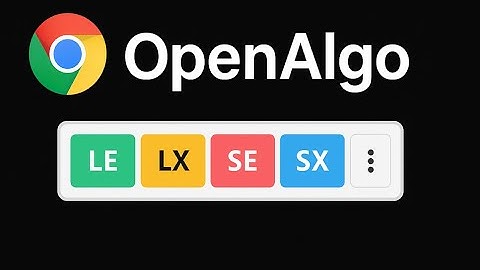 OpenAlgo -  Chrome Extension