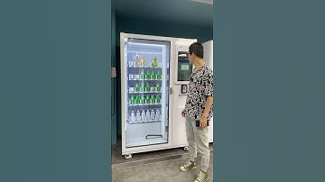 Elevator vending machine introduction middle pick up auto open door no dropping safe delivery