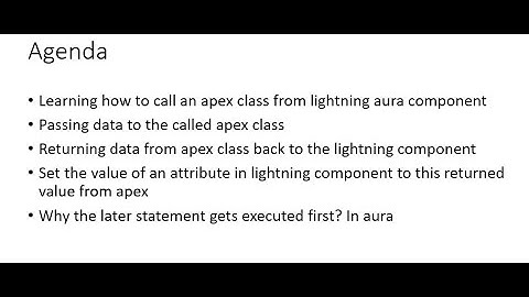 Call Apex From Lightning