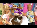 Barbie and ken at barbie dream house with barbie sisters barbie mothers day surprise
