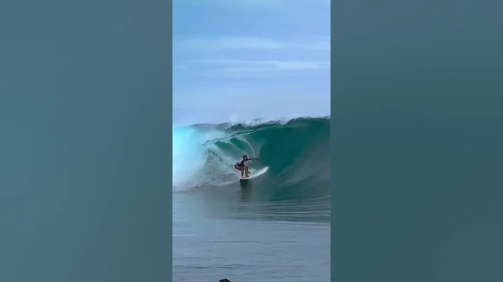 Imagine being so comfortable at Teahupoo that you ...