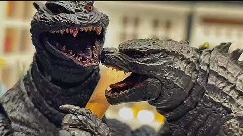 GODZILLA FINAL WARS VS LEGENDARY GODZILLA (funny Godzilla fight animation)