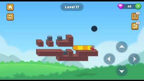 Hungry Worm - Greedy Worm. Level 17. Walkthrough.