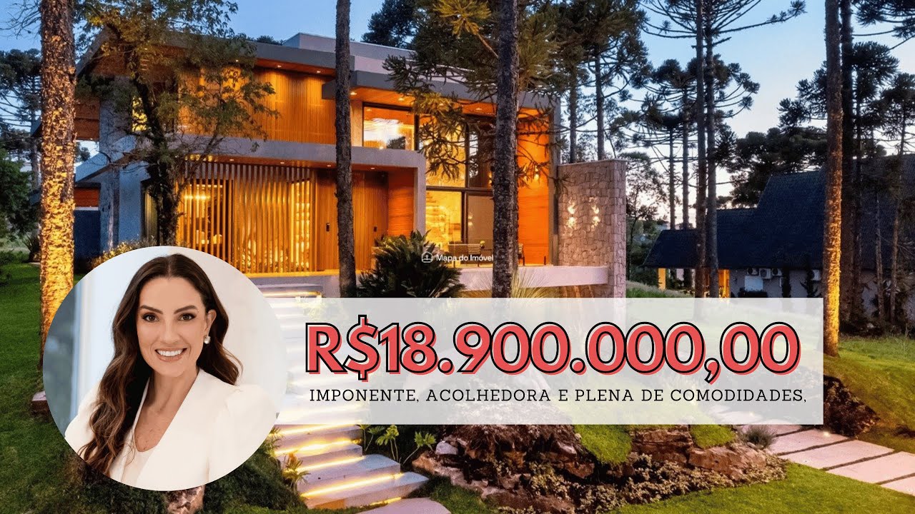 Imponente, acolhedora e plena de comodidades: a casa de R$18.900.000,00