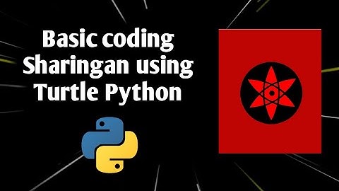 How to draw Sharingan Using Turtle Python😲🔥- Basic coding - Begginers