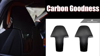 BMW G80 M3 Carbon Seat Back Covers