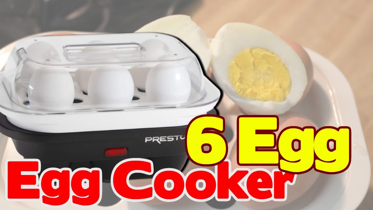 CHEFMAN - Electric Egg Cooker + Boiler, Quickly Makes 6 Eggs