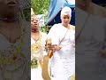 White woman dances perfectly to african tune at festival