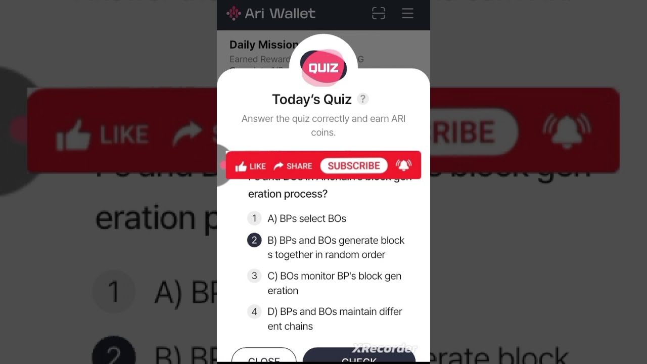Ari Wallet Quiz Answers Today 11 AUGUST 2025 Daily