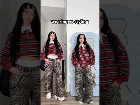 wearing vs styling