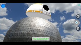 AR Occlusion with Large Dome - ARCore