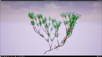 Unreal Engine 4 - C++ Lindenmayer System Plugin Example Tree