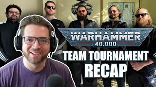 Warhammer TEAM Tournament RECAP | 10th Edition - Sisters of Battle 4-1