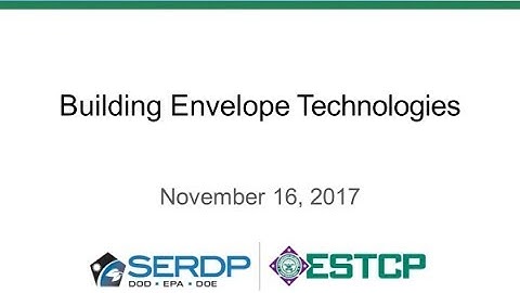 Building Envelope Technologies