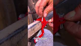 🛠️🏍️ Fixing a Loose Motorcycle Chain with an Automatic Tensioner Tool