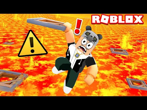 En Tepeye Çıkmazsan Lavlara Düşersin !! - Roblox Survive the LAVA!