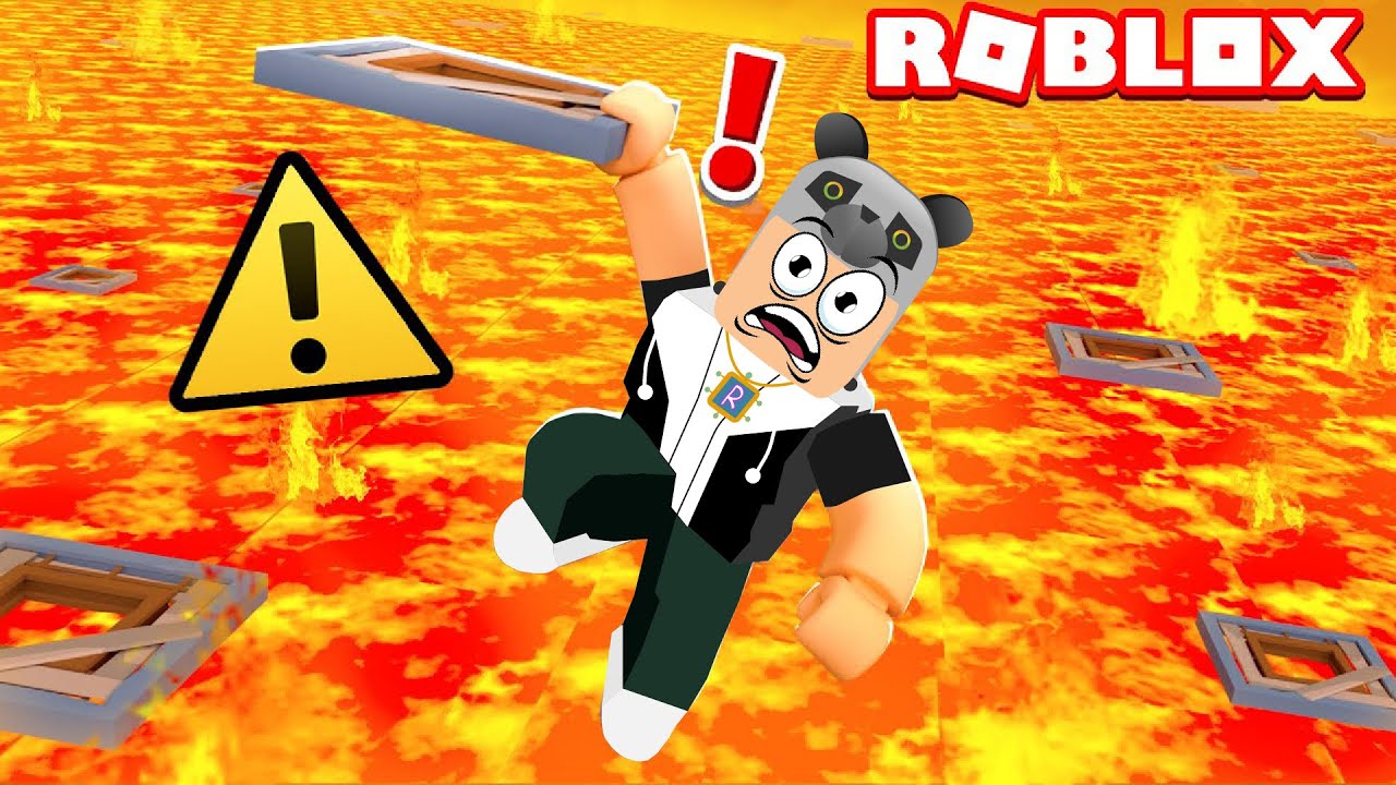 En Tepeye Çıkmazsan Lavlara Düşersin !! - Roblox Survive the LAVA!