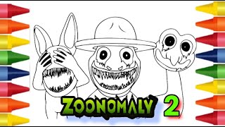 Zoonomaly Coloring Pages / Ho To COLOR ALL BOSSES and MONSTERS from ZOONOMALY game / NCS MUSIC