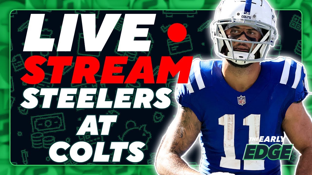 Monday Night Football Steelers-Colts Best Bets, Same Game Parlays and Odds NFL Live Stream