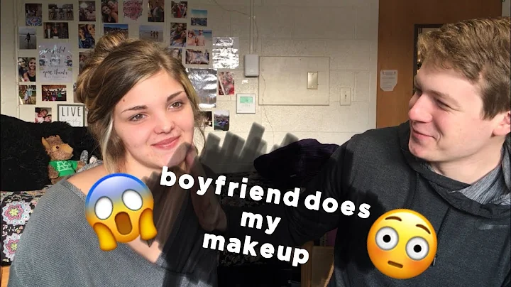 My Boyfriend Does My Makeup! | Cari & Grant